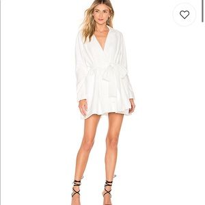 White Trench Coat Dress